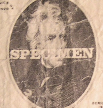 Specimen?